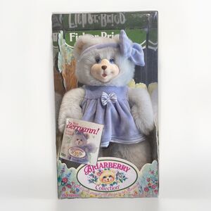 Berryman Bear Briarberry Signature Collection NIB Purple Dress Fisher Price 1998